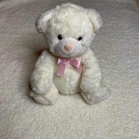 2002 Breast Cancer Awareness Ribbon Bear Stuffed Animal - Picture 2 of 5